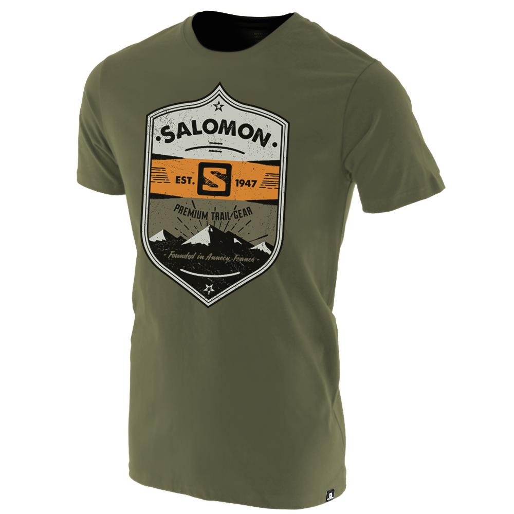 T-Shirty Dziecięce Salomon ISLA SS B - Oliwkowe - Polska (836-JFQCHT)